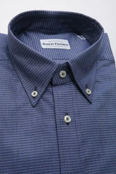 Robert Friedman Blue Cotton Mens Shirt